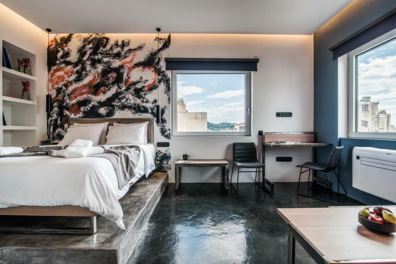 Athina Streetapartments Aten Exteriör bild