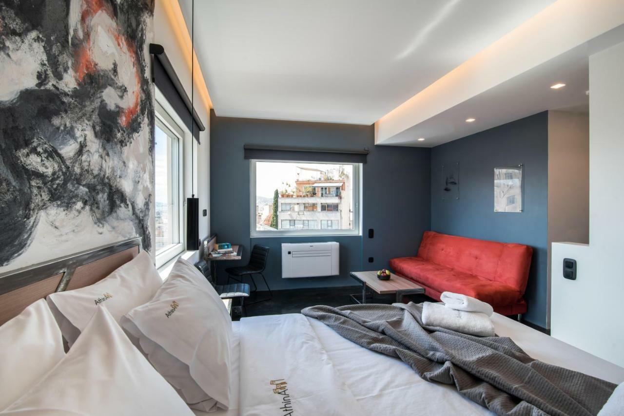 Athina Streetapartments Aten Exteriör bild