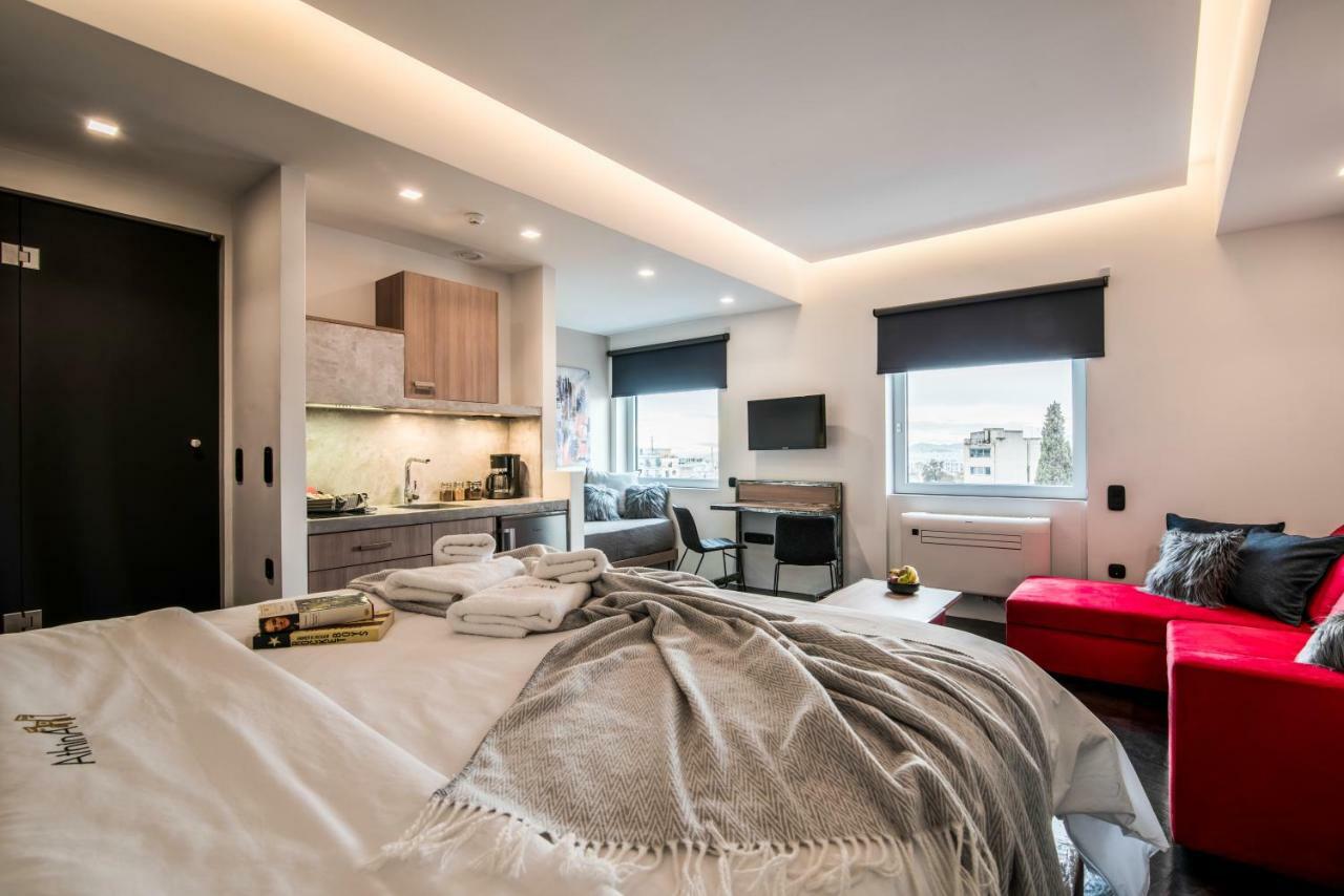 Athina Streetapartments Aten Exteriör bild