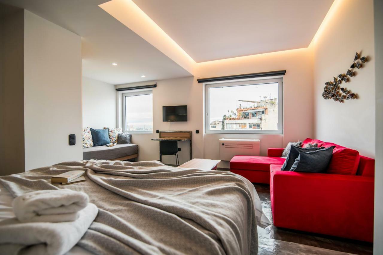 Athina Streetapartments Aten Exteriör bild